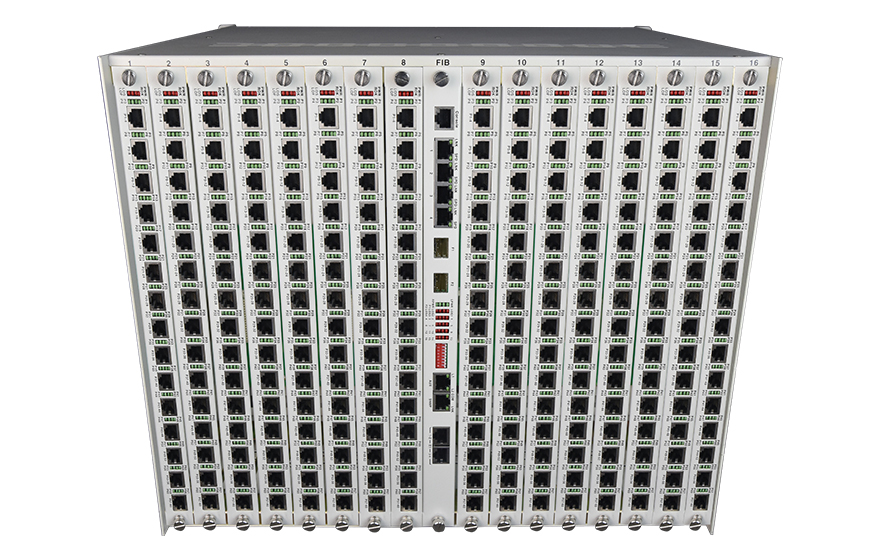 飛暢科技-960路電話光端機(jī)（8U 19英寸，SFP 1+1光備份）