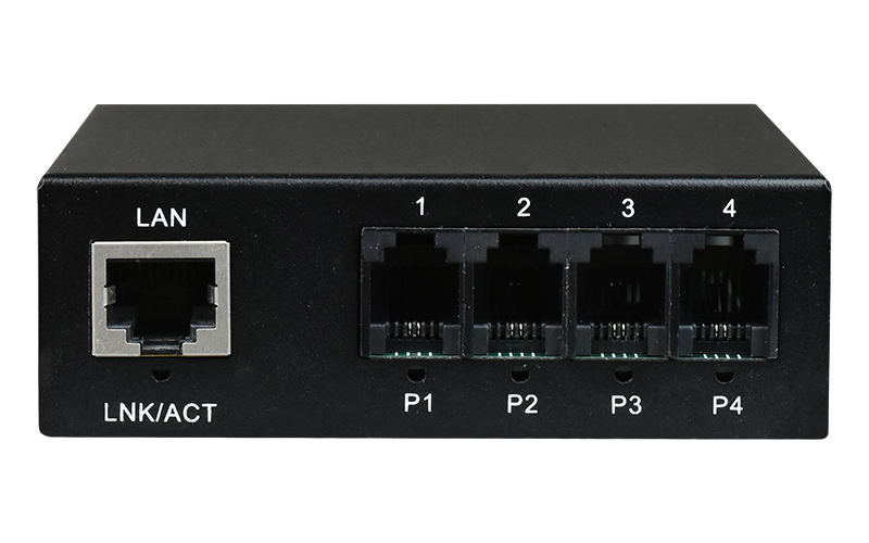 飛暢科技-4路電話（RJ11）+1路千兆以太網(wǎng) 電話光端機(jī)